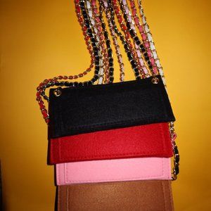 Long wallet and Clutch Insert on Chain